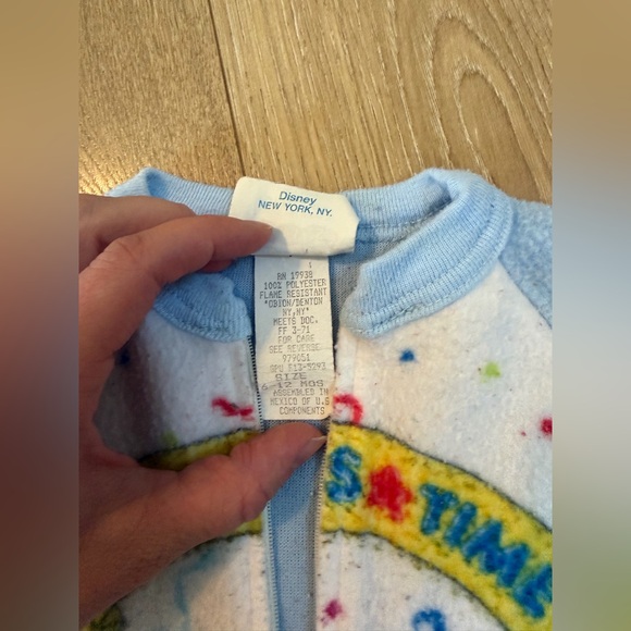 Vintage Disney Dr Denton Mickey Donald Circus Onesie 6 to 12 Months 1984 - Picture 4 of 5